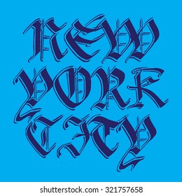 New York, Vector illustration