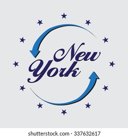 new york, Vector illustration