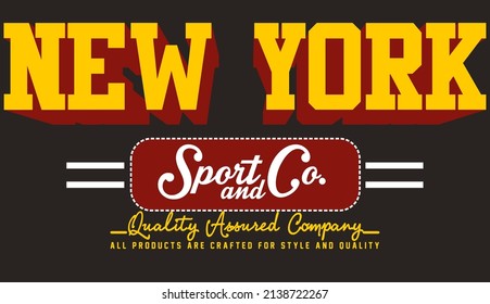 diseño de ilustración vectorial de nueva york 