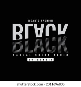 New york vector illustration and typography, BLACK, perfect for t-shirts, hoodies, prints etc.