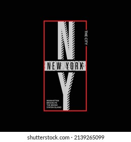New york vector illustration and typography, perfect for t-shirts, hoodies, prints etc