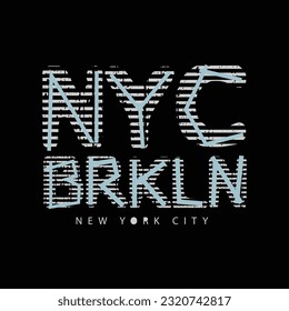 New york vector illustration and typography, perfect for t-shirts, hoodies, prints etc.