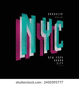 New york vector illustration and typography, perfect for t-shirts, hoodies, prints etc.