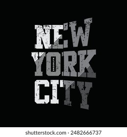 New york vector illustration and typography, perfect for t-shirts, hoodies, prints etc.