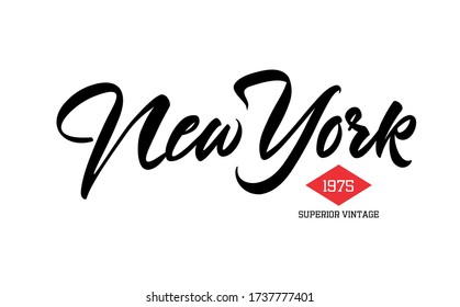 New York vector print t shirt