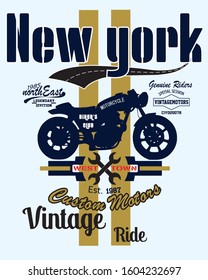 New york vector print for t-shirt