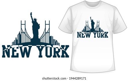 New york vector t-shirt design 