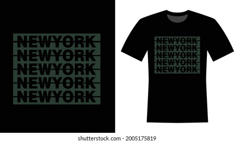 Concepto de diseño de camisetas vectoriales de Nueva York 