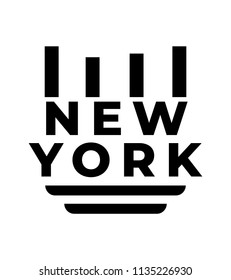 New York writing typography. Textile graphic t shirt print. Graphic shirt slogan print