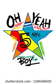 new york yeah boy,t-shirt design