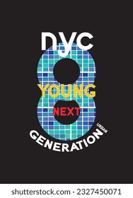 new york young next generation typography for t shirt design