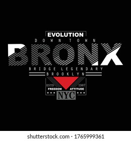 new york,brooklyn bronx lettering graphic t shirt typography print vector illustration design