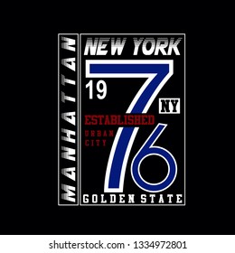 new york,brooklyn tee element graphic t shirt print vector illustration design