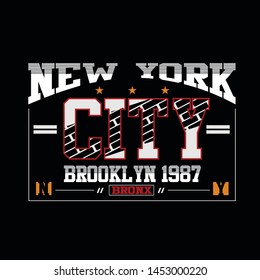 new york,brooklyn,city,alphabet,lettering tee element vintage graphic t shirt,print vector typography illustration design