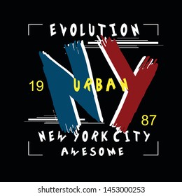 new york,brooklyn,city,alphabet,lettering tee element vintage graphic t shirt,print vector typography illustration design