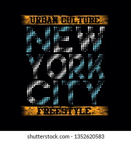 new york,brooklyn,lettering,tee element,vintage graphic t shirt print vector typography illustration design