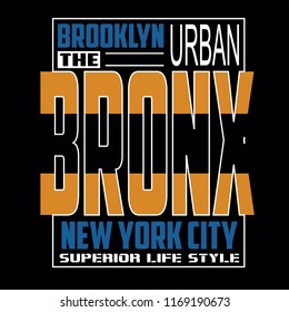 New york,brooklyn,sport typography vector illustration for t shirt