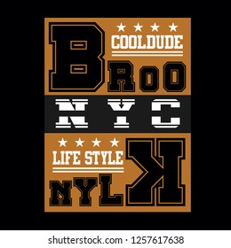 New york,images design typography vector illustration for t shirt
