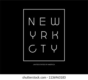 NEW YRK CTY USA TEE GRAPHIC