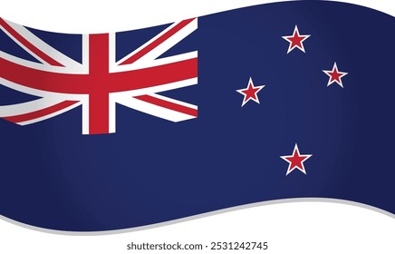 New Zealand Country Flag Vector