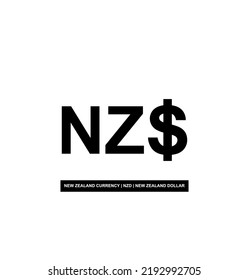 New Zealand Currency, HKD, Hong Kong Dollar Icon Symbol. Vector Illustration