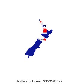 New Zealand flag icon set, New Zealand independence day icon set vector sign symbol