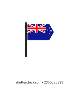 New Zealand flag icon set, New Zealand independence day icon set vector sign symbol