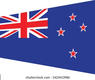New Zealand  flag. Simple vector New Zealand  flag