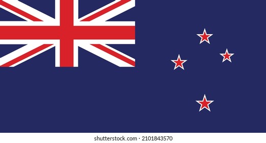 New Zealand flag vector icon