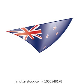 New Zealand flag, vector illustration