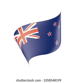 New Zealand flag, vector illustration
