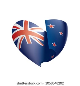 New Zealand flag, vector illustration