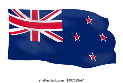 New Zealand Flag Vector Image Stock Vector (Royalty Free) 1897323694 ...