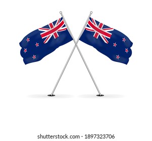 New zealand flag vector image