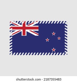 New Zealand Flag Vector. National Flag