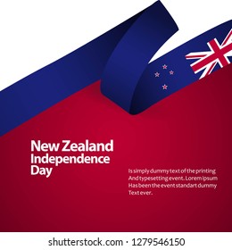 New Zealand Independence Day Vector Template Design Illustration