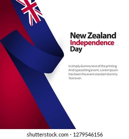 New Zealand Independence Day Vector Template Design Illustration