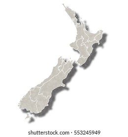 New Zealand map city icon
