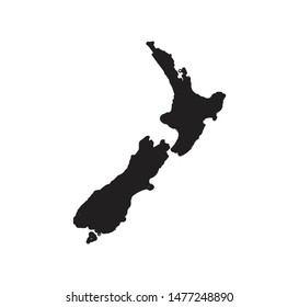 New Zealand Map Icon Vector Abstract Stock Vector (Royalty Free ...