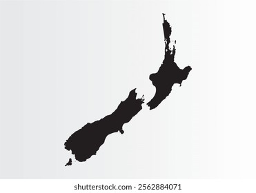 New Zealand Isometrıc Map vector ılıstrator.