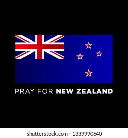new zealand national flag with invitation sentences to pray for them