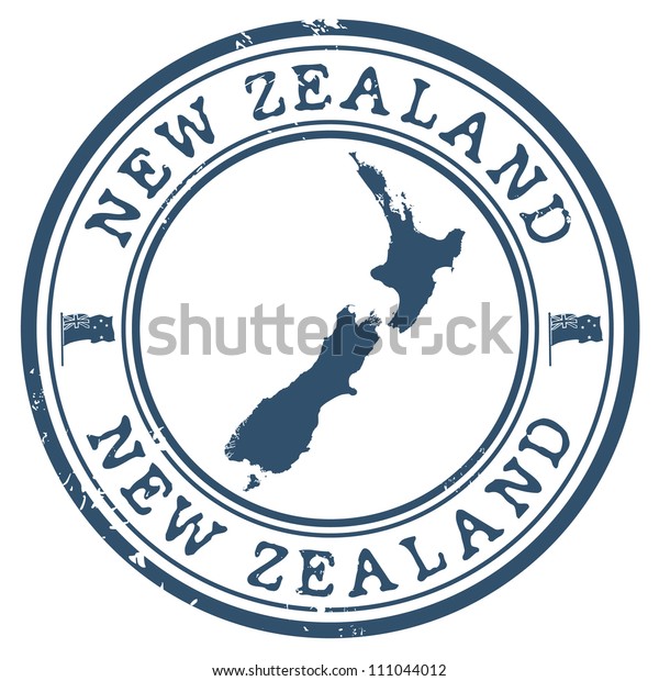 New Zealand Stamp Stock Vector Royalty Free 111044012 Shutterstock 5145