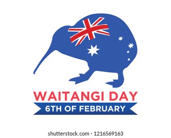New Zealand Waitangi Day on the 6th of February. VECTOR. 5K