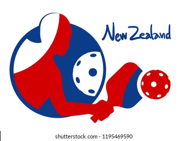 New Zeland pickleball symbol