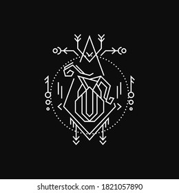 New Zodiac Sign Aquarius for apparel, merchandise or other