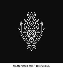 New Zodiac Sign Capricorn for apparel, merchandise or other