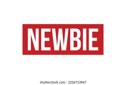 Newbie Rubber Stamp Seal Vector