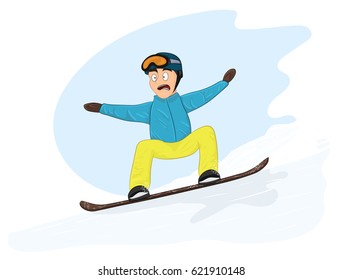 Newbie snowboarder