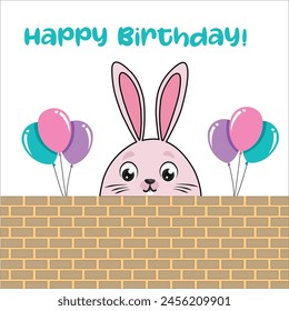 Newborn baby birthday card design 