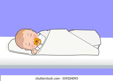 Newborn baby boy